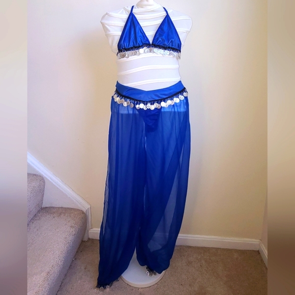 6 Piece Jeanie / Bellydancer Costume NWOT - Picture 4 of 11